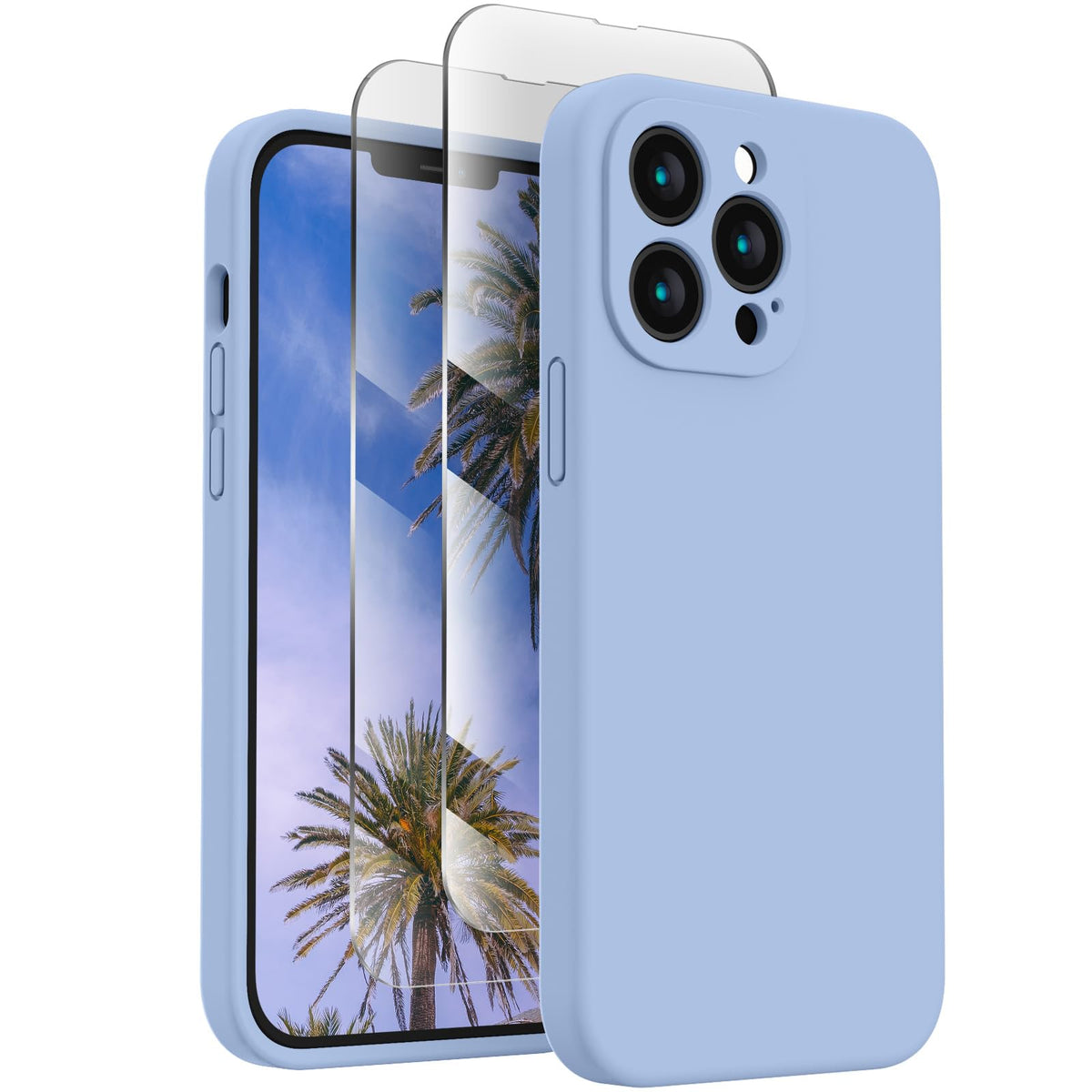 Light Blue iPhone 13 Pro Max Case V966