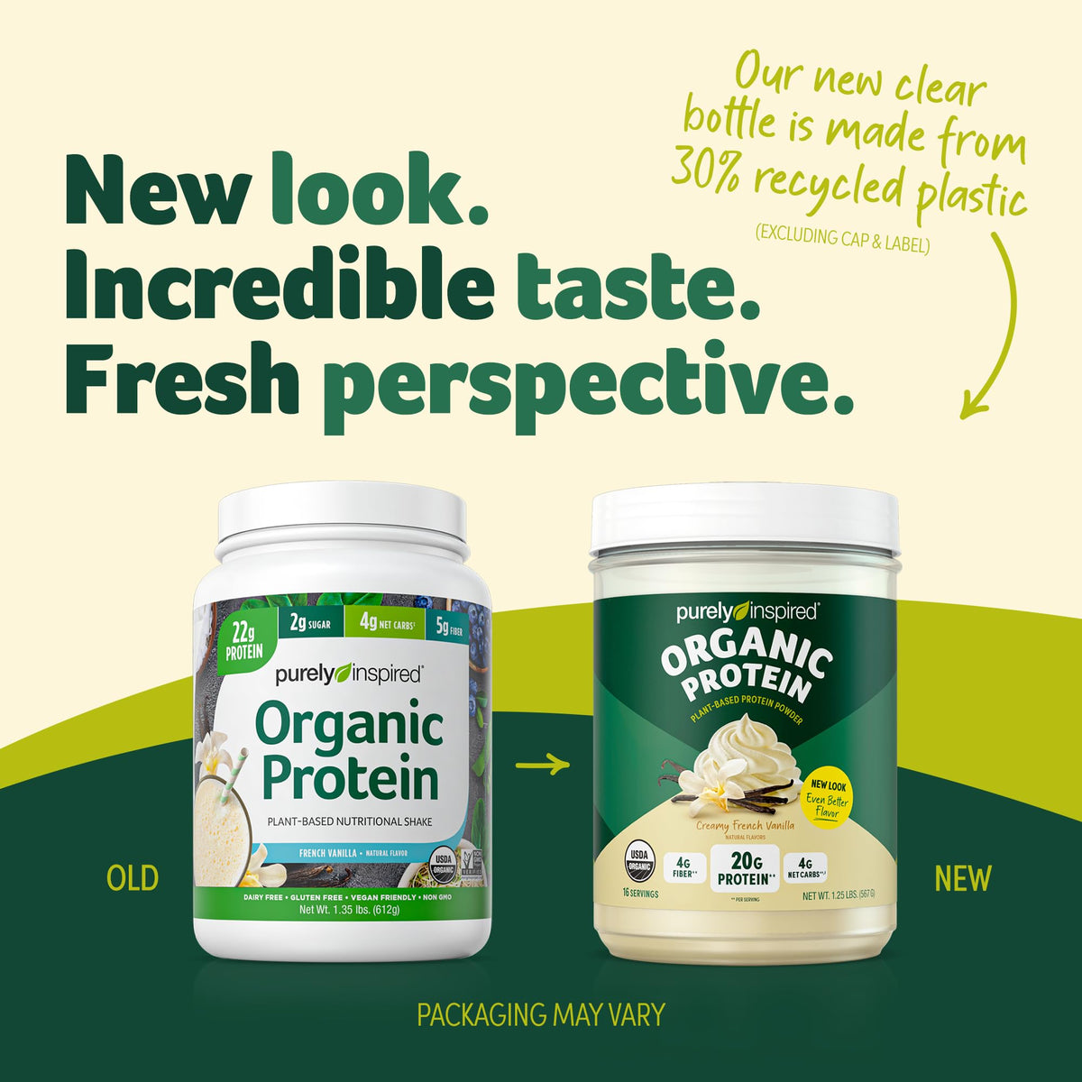 Organic Vegan Protein Powder Pea & Super Greens Powder M954237