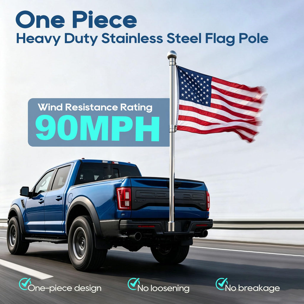 5FT One-Piece Flagpole 2-Pack U7929