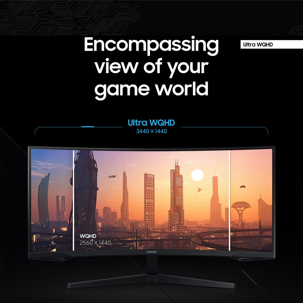 34 Inch Ultra-Wide Curved Gaming Monitor M389