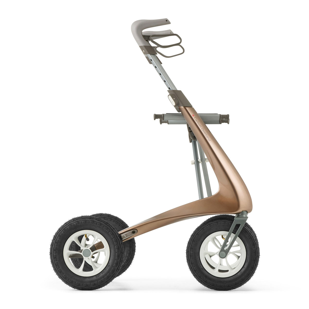 Carbon All Terrain Foldable Rollator with Seat J979