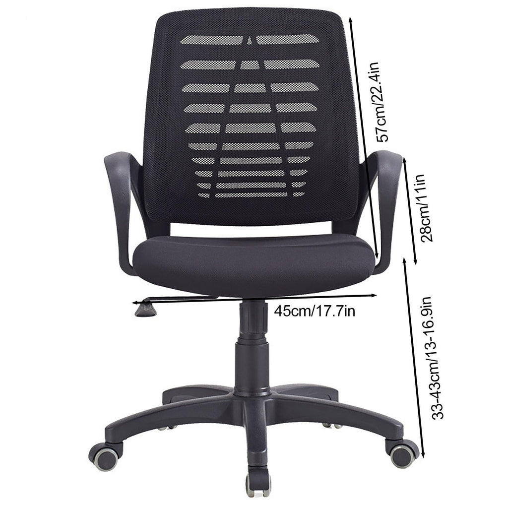 Orange Ergonomic Mesh Office Chair with Lumbar Support F234455