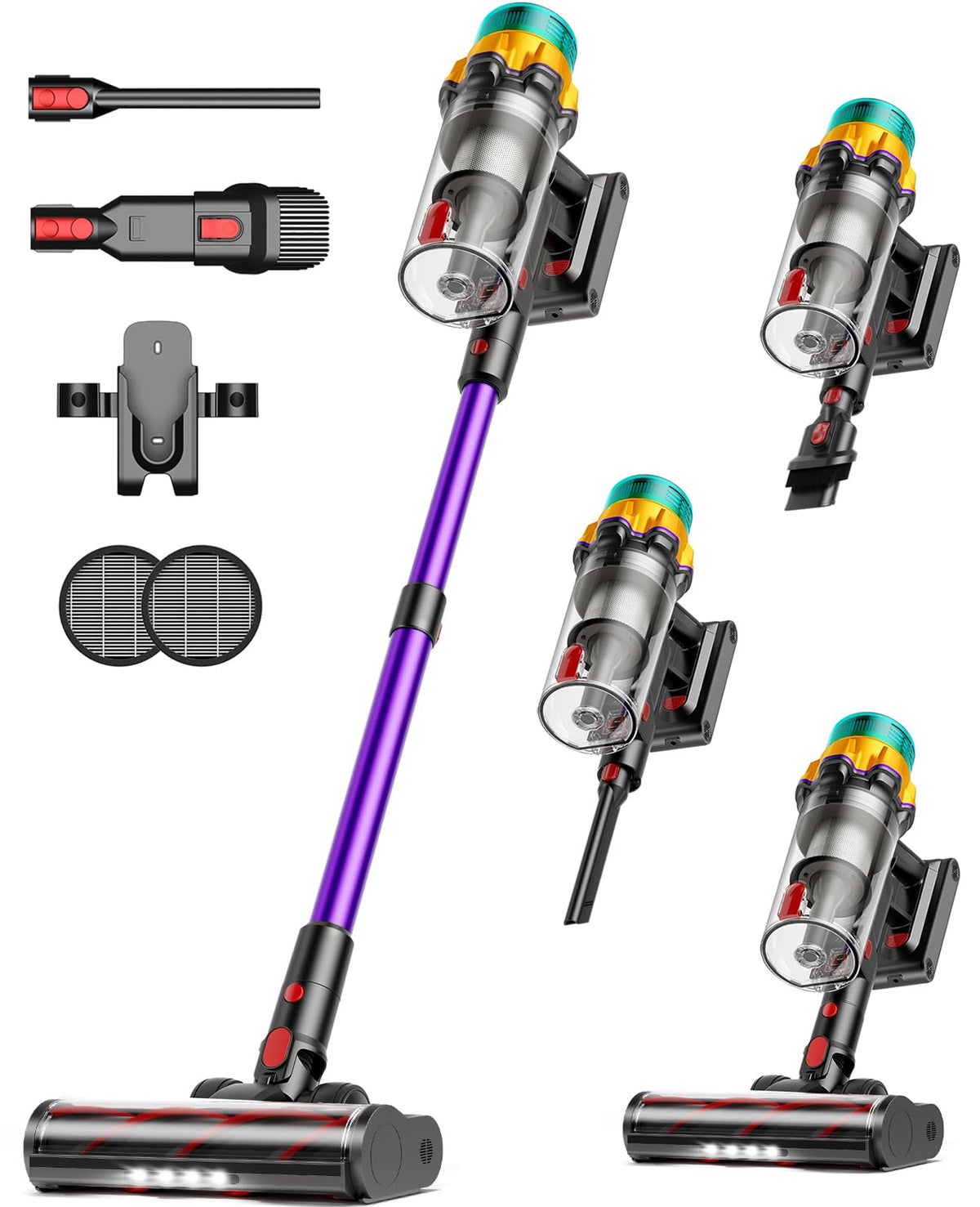 Cordless Stick Vacuum Cleaner 650W 60KPA E149