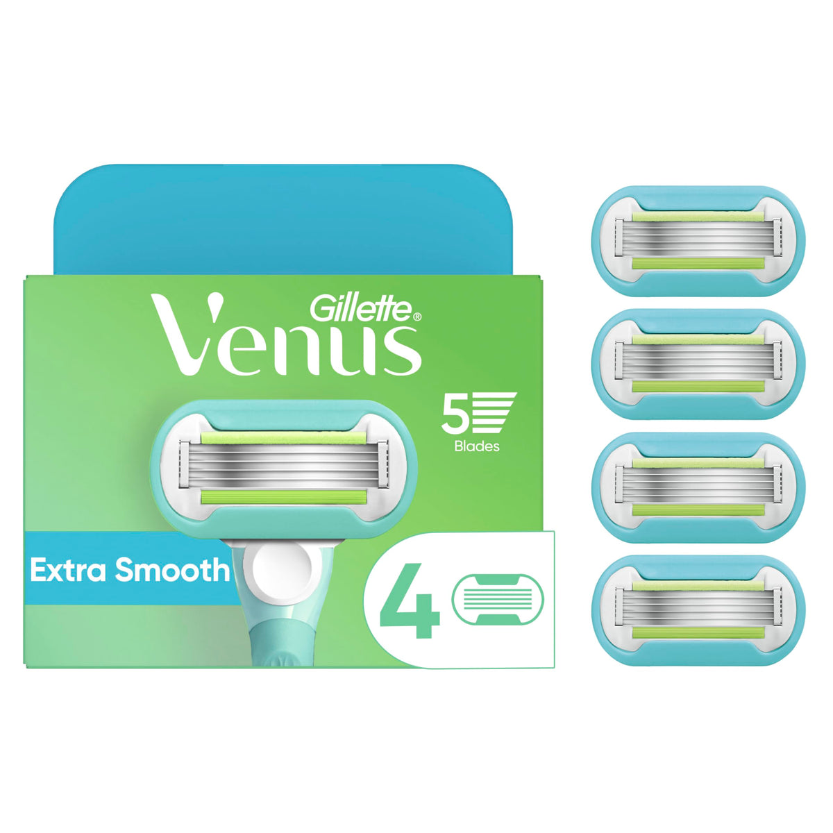 4 Count Womens Razor Blade Refills N306473