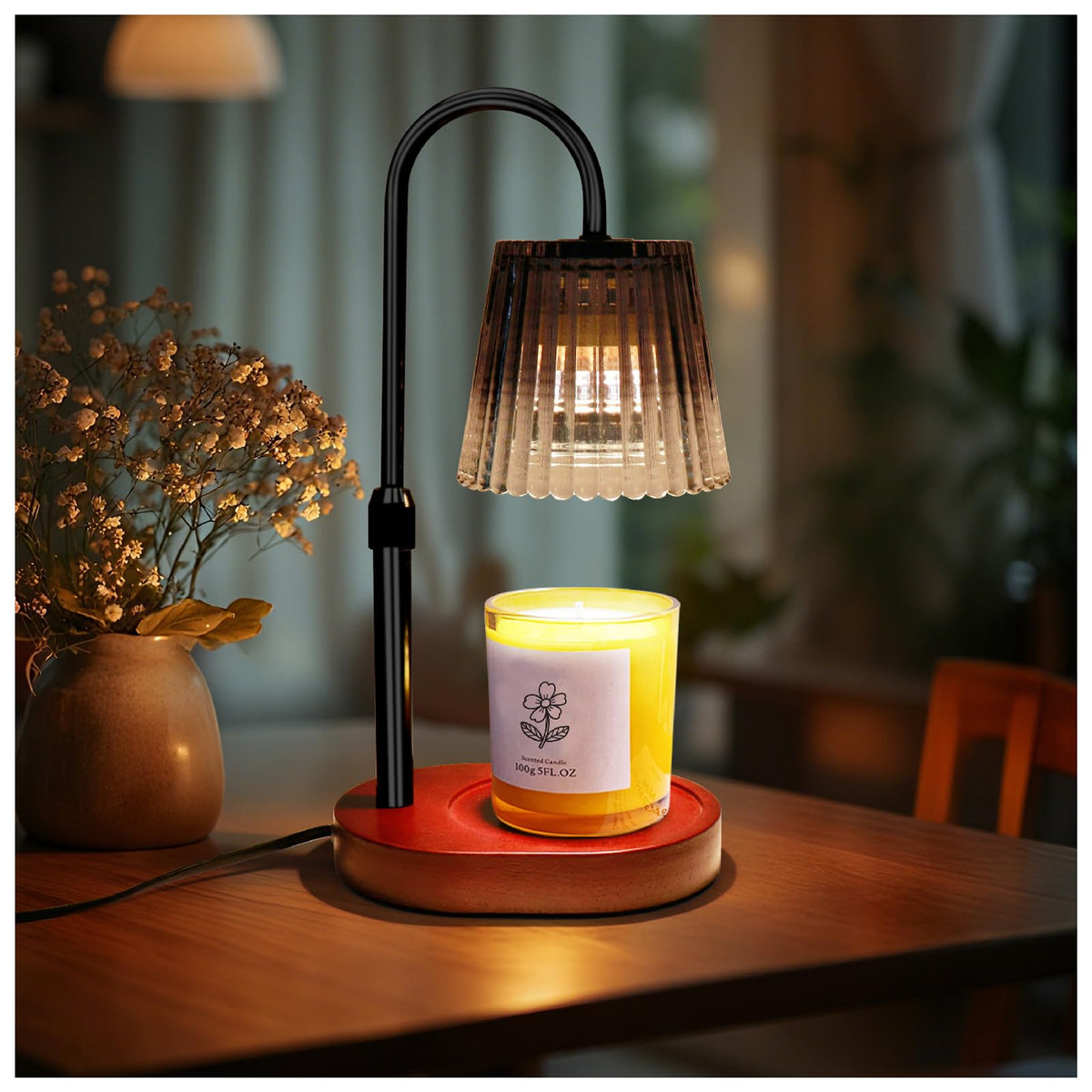 Candle Warmer Lamp with Timer and Dimmable Control P214459