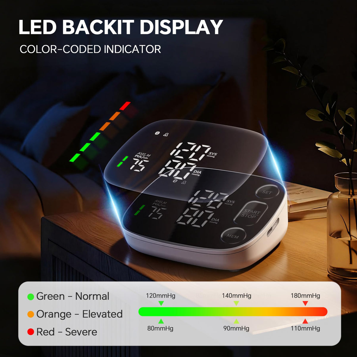 Blood Pressure Monitor Bluetooth Upper Arm P60053