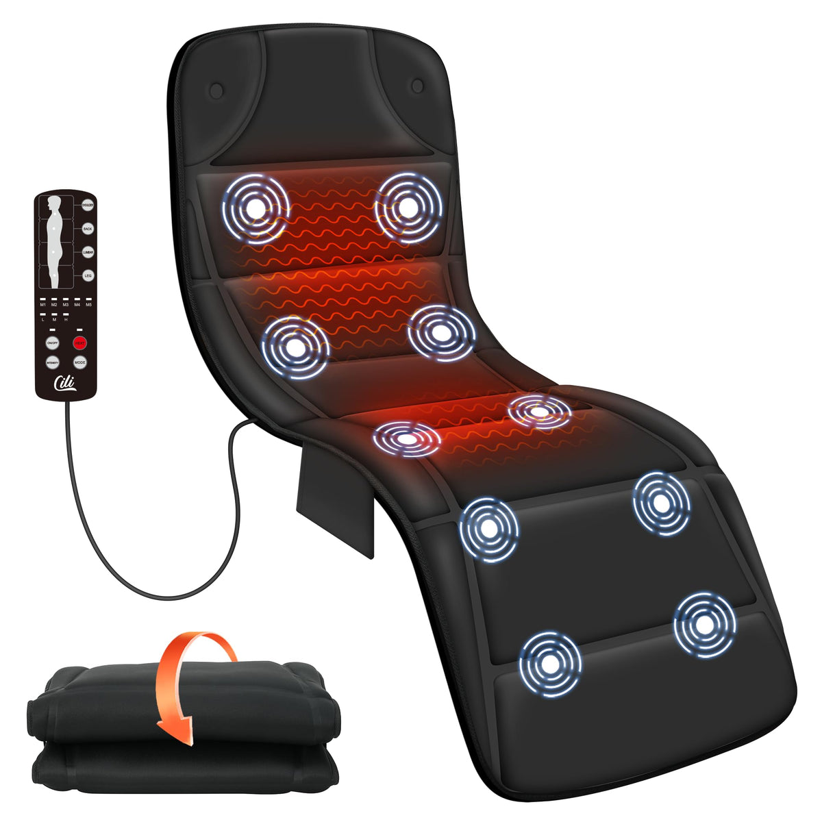 Full Body Massage Mat with Heat K5004