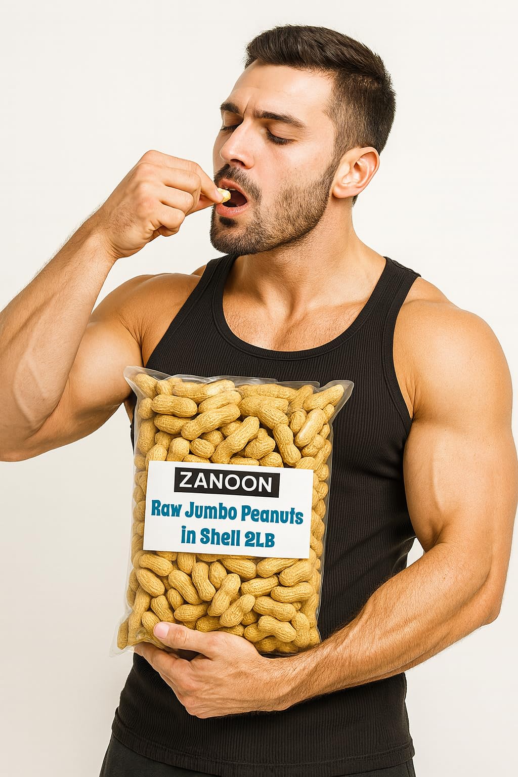 2LB Natural Unsalted Peanuts in Shell G5934