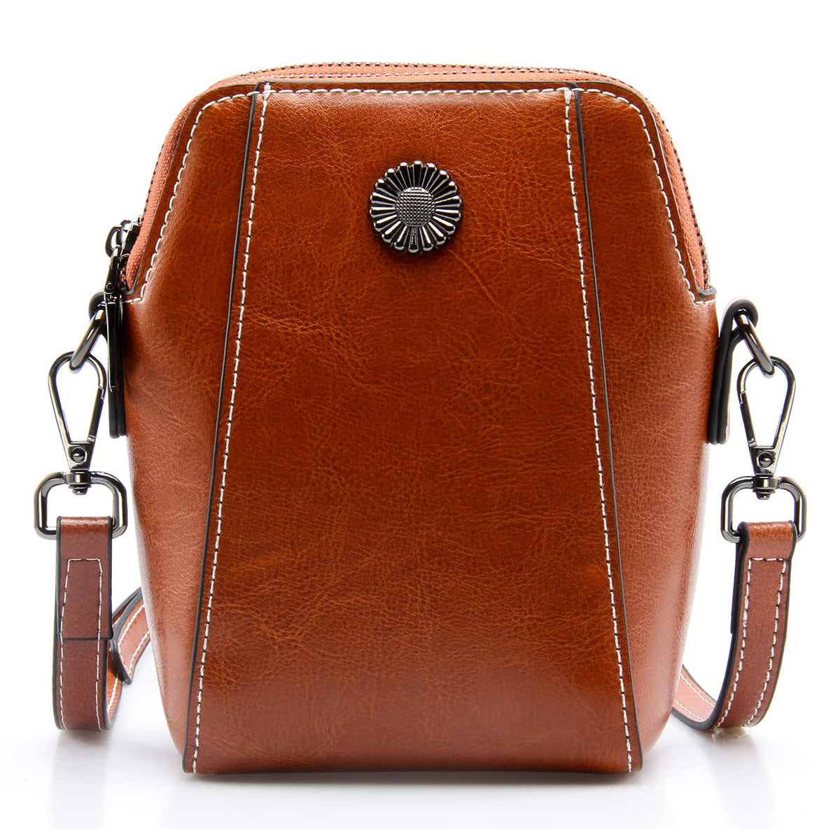 Small Genuine Leather Crossbody Bags J866