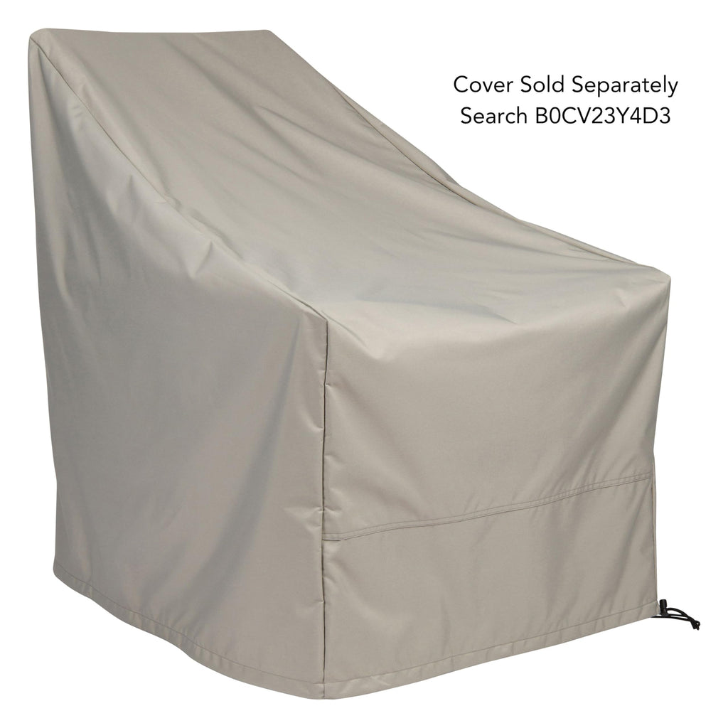 Eggshell White Wooden Outdoor Folding Chair C25283
