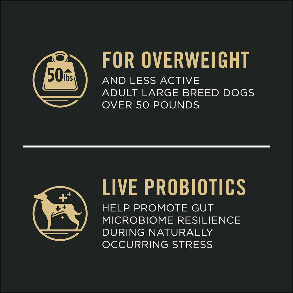 Weight Management Large Breed Dog Food Chicken 34 lb Bag B154