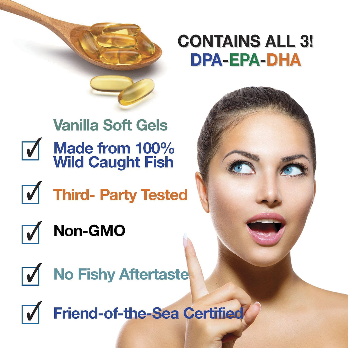 Omega-3 Fish Oil 2900 mg Softgels 90 Count B4695