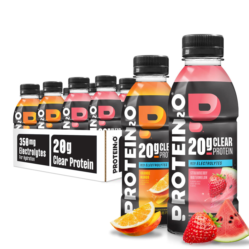 Clear Whey Protein & Electrolyte Beverage 20g Protein 16.9 fl oz 12 Count B42568