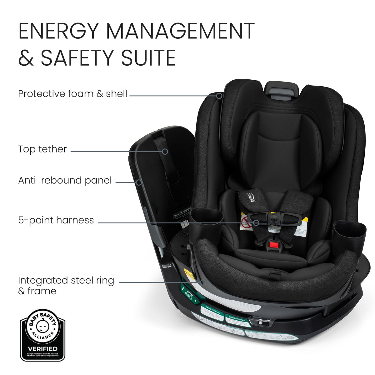 Rotating Convertible Car Seat S818