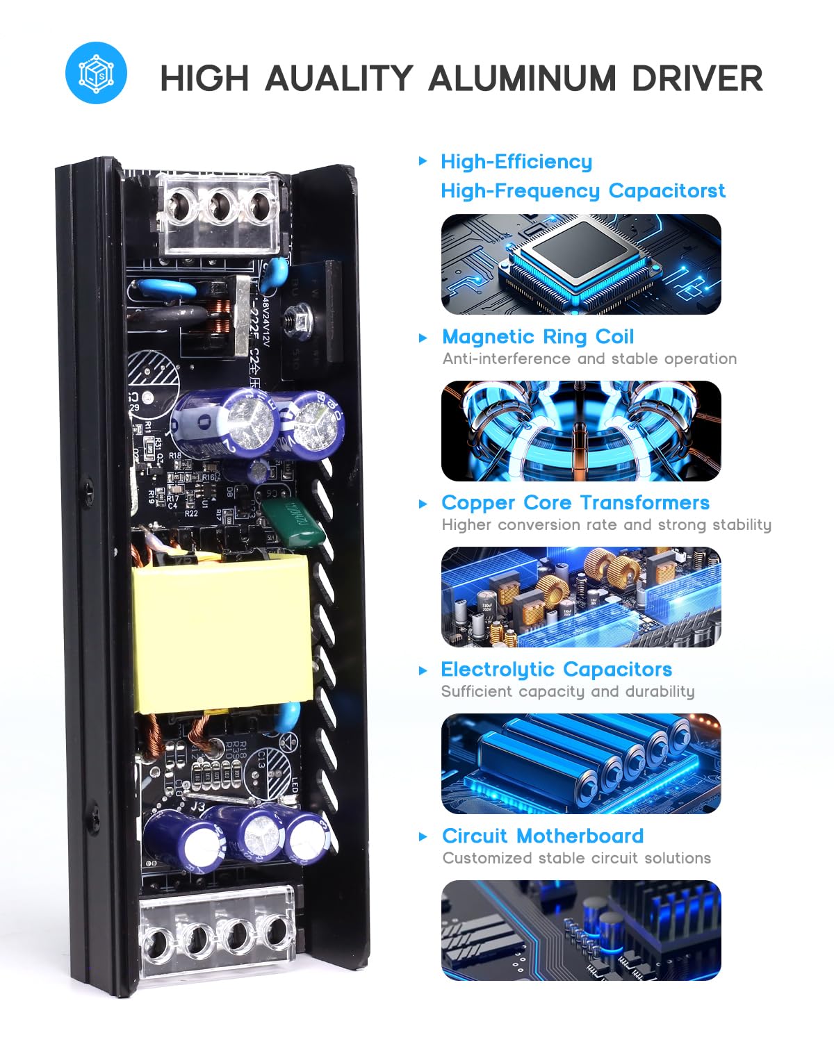 24V 200W Power Supply AC to DC Converter W50666