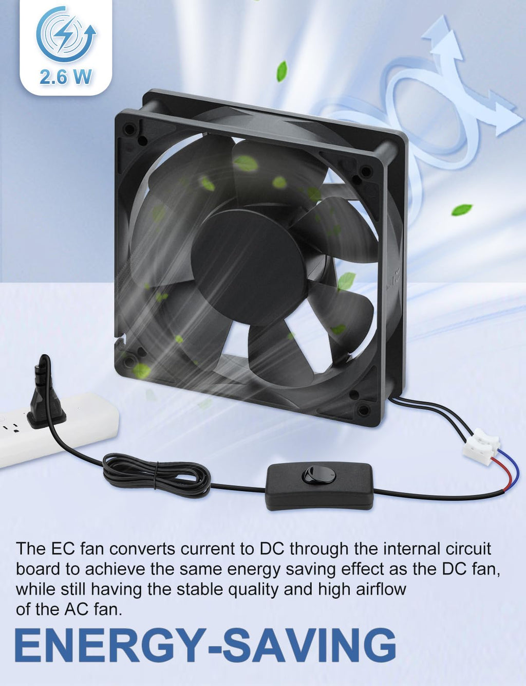 120mm x 25mm 120V Brushless Axial Fan C318
