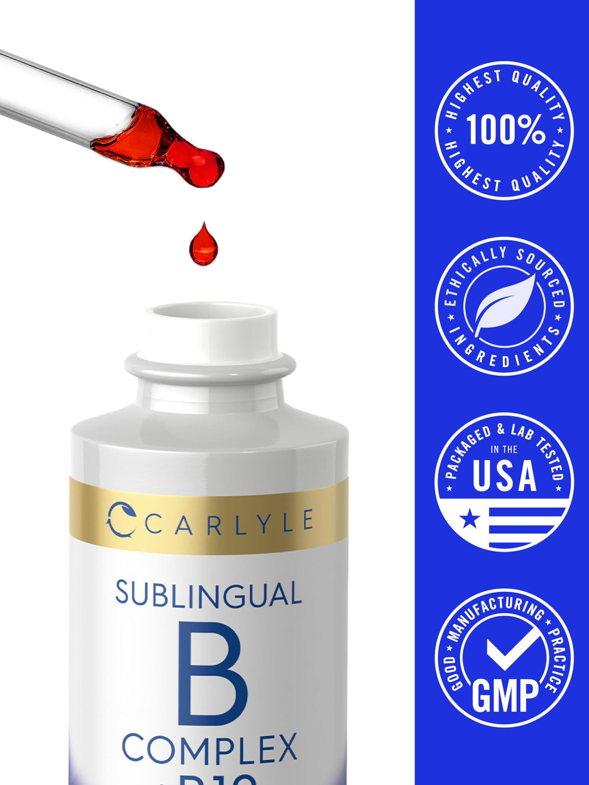 Vitamin B Complex Sublingual Liquid Drops 2 fl oz O677
