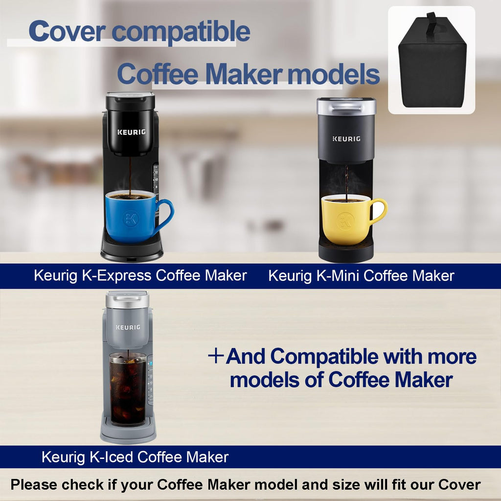 Black Coffee Maker Cover O9204