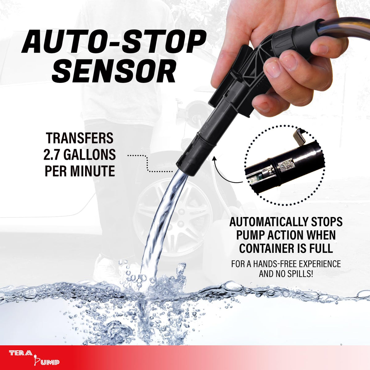 Battery Powered Transfer Siphon Pump F61332