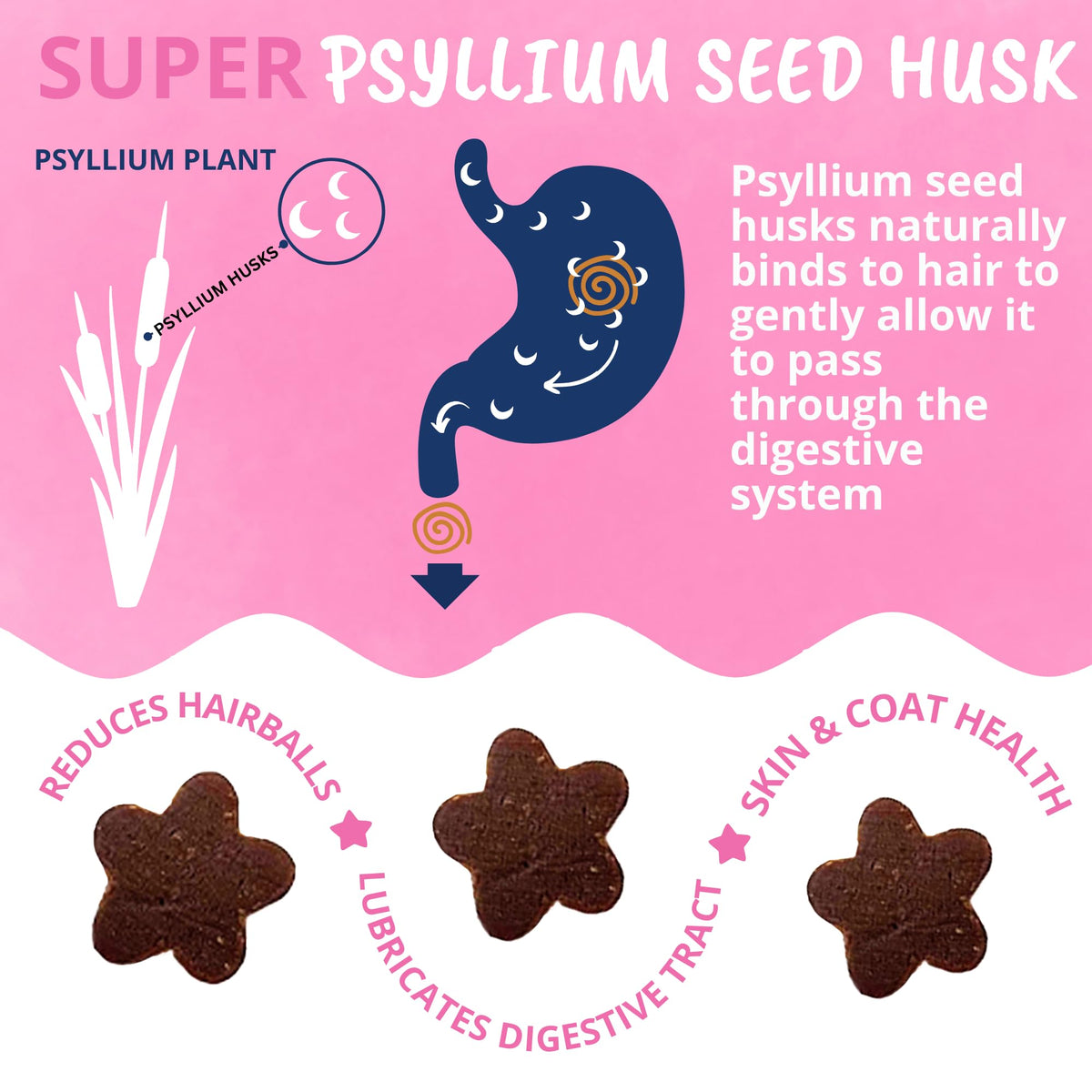 Star Shaped Soft Chews for Cats M6363