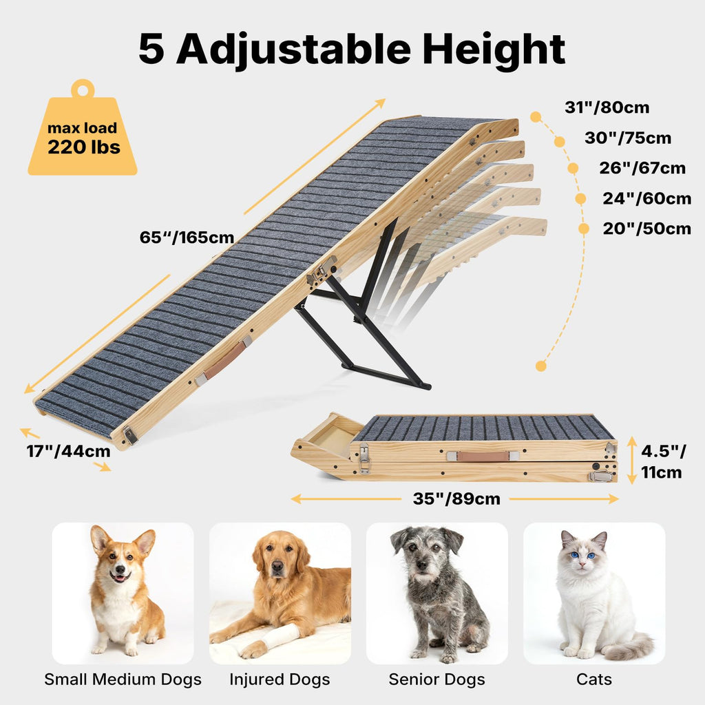 Folding Dog Ramp 20" to 31" G144