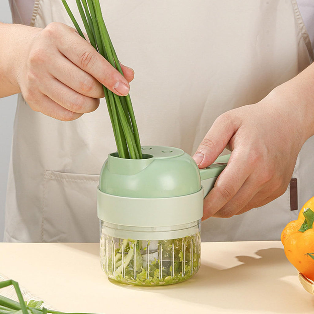 4 In 1 Cordless Electric Vegetable Cutter G6706