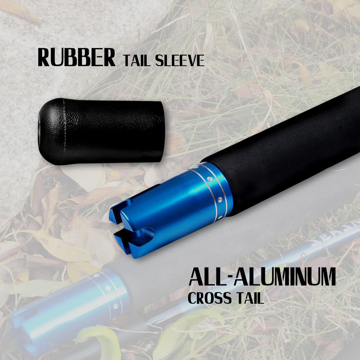 1-Piece 2-Piece Saltwater Trolling Rod Conventional Boat Fishing Pole S463245