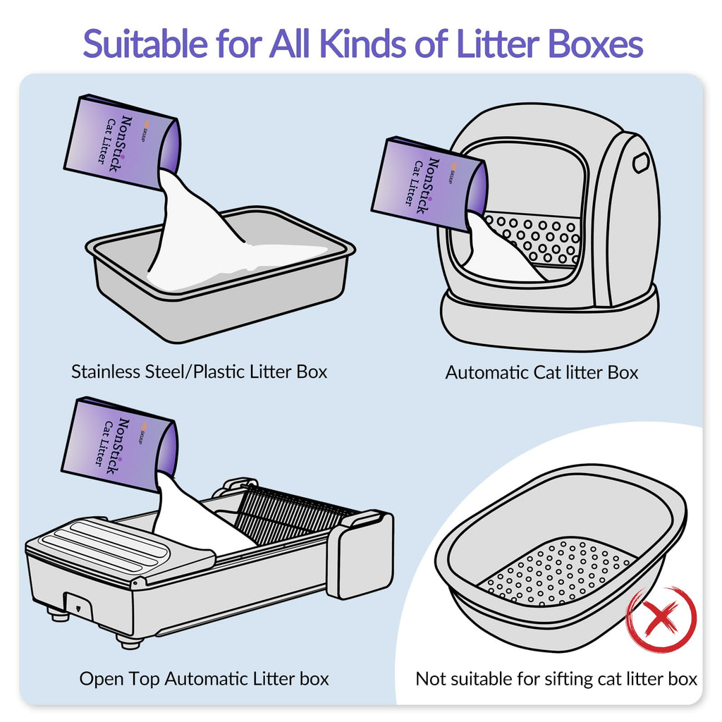 Non-Stick Ultra Clumping Unscented Cat Litter Q6214
