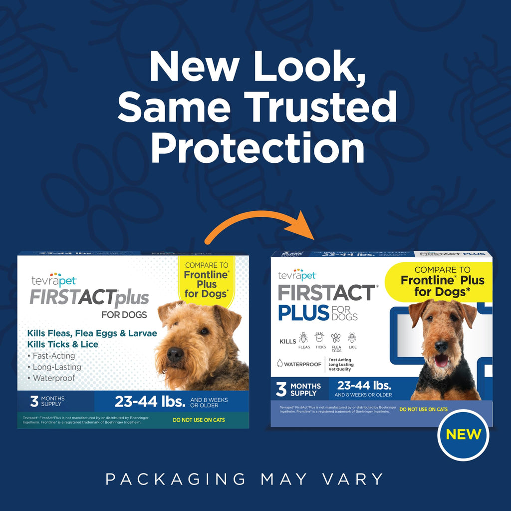 Flea and Tick Prevention for Dogs 23-44 lbs 3 Month Supply G7481