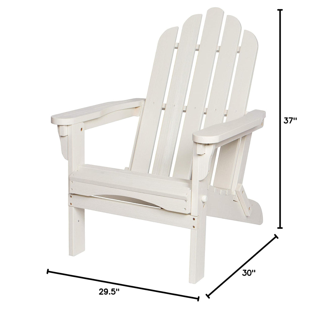 Eggshell White Wooden Outdoor Folding Chair C25283