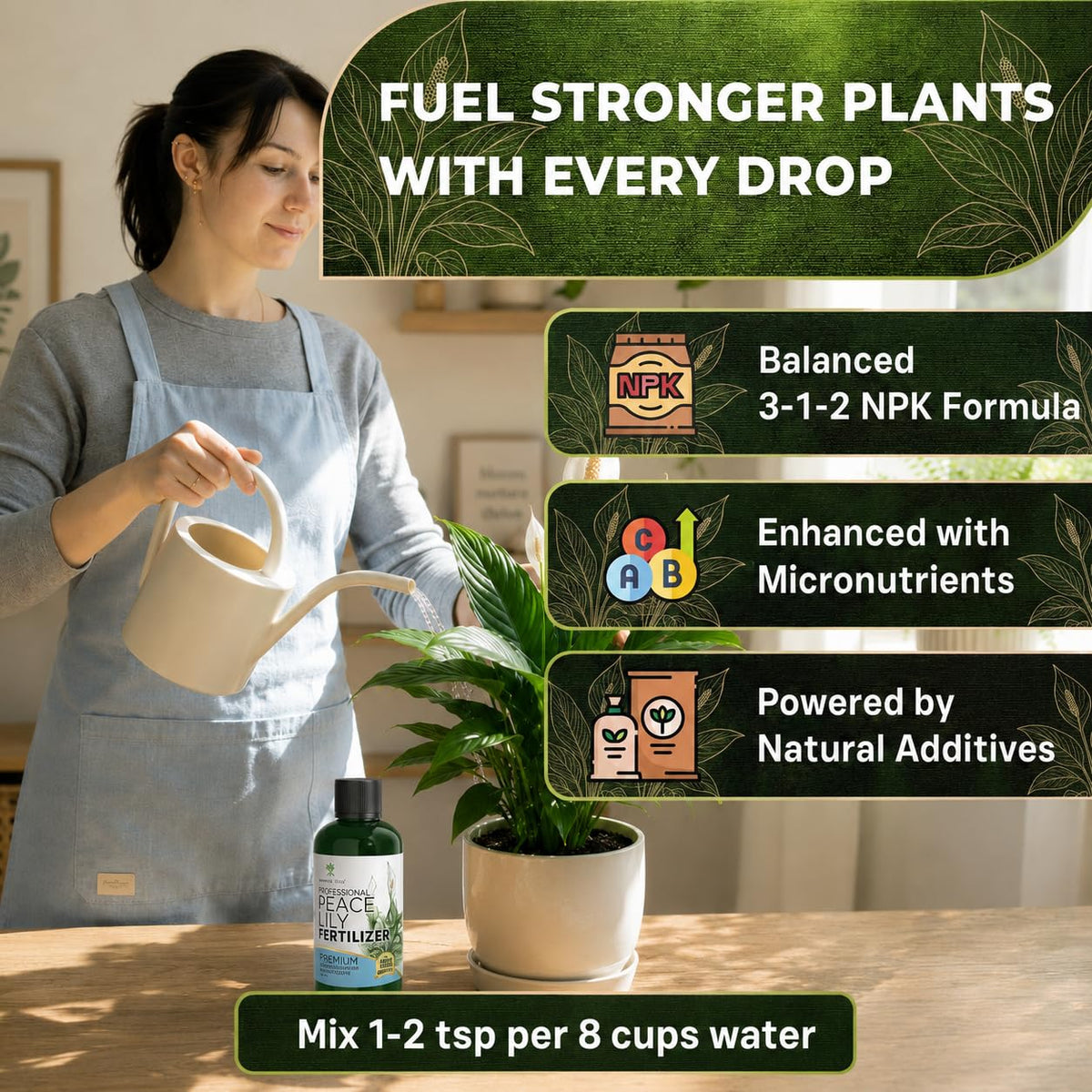 Liquid 3-1-2 Concentrate Fertilizer 8 oz V988756