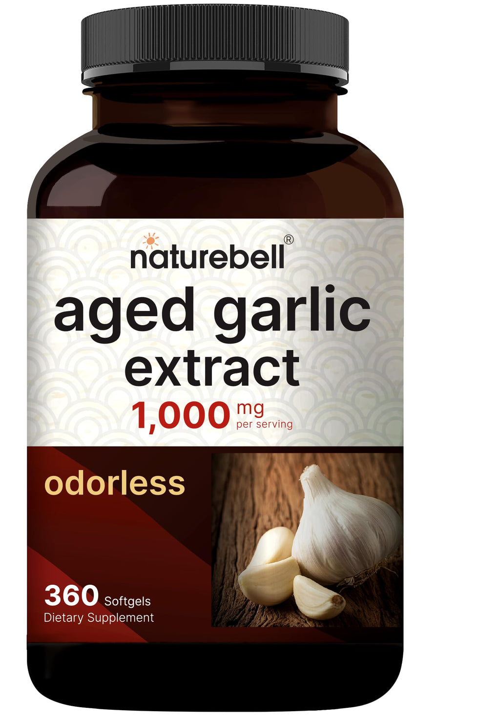 Aged Garlic Extract 1,000mg 360 Odorless Softgels O4411
