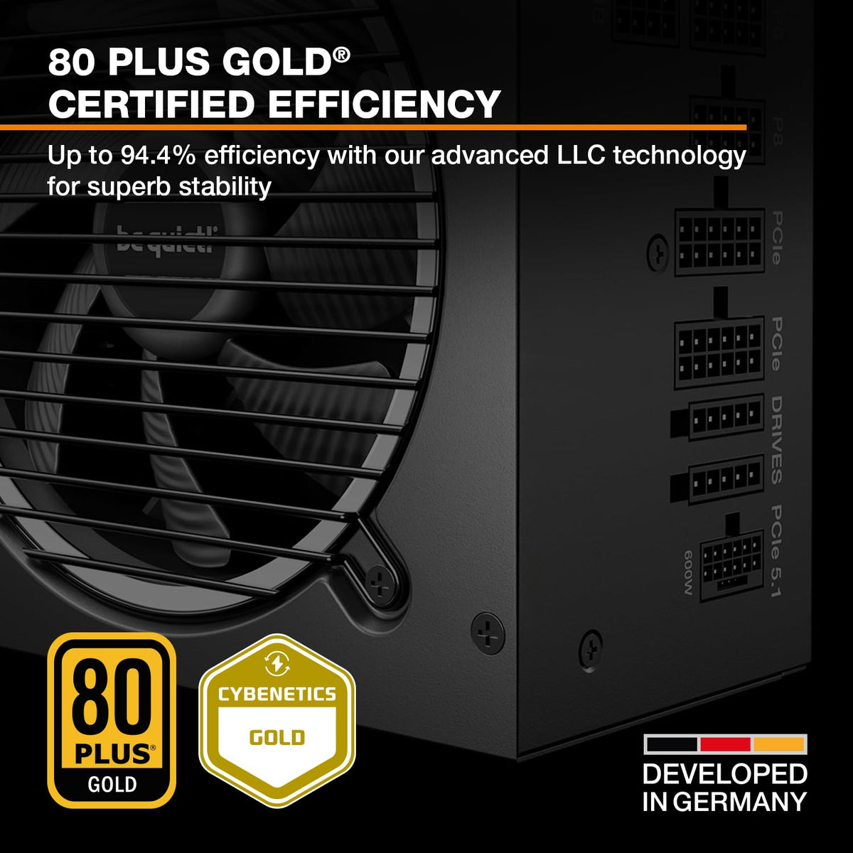 850W Fully Modular ATX 3.1 80+ Gold PSU Y38639