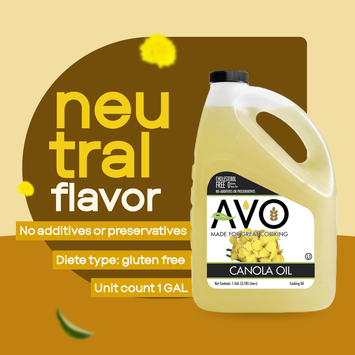 100% Pure Canola Oil 1 Gallon I21266