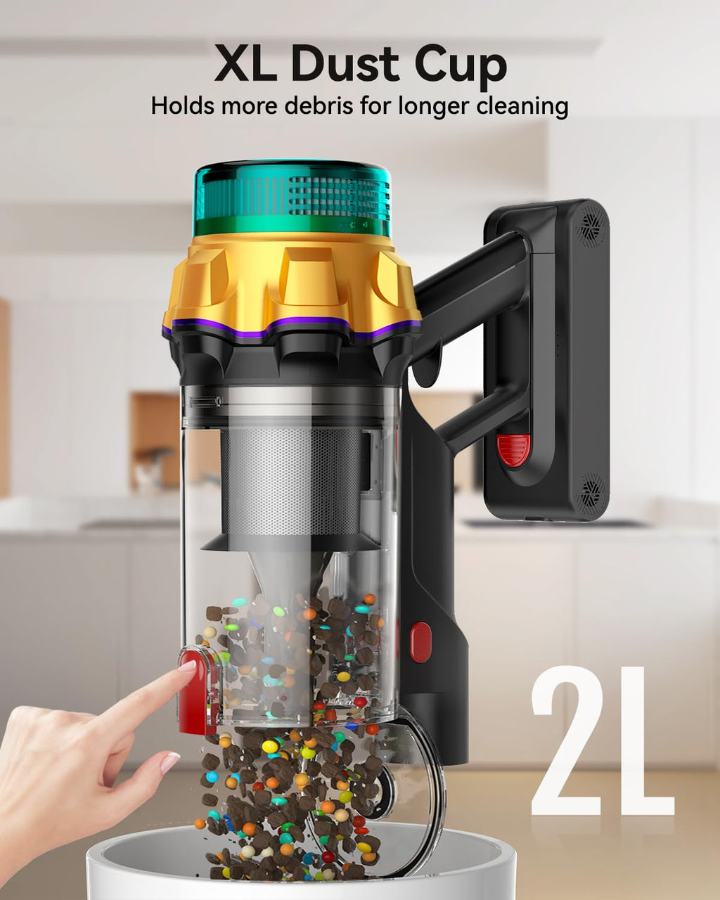 Cordless Stick Vacuum Cleaner 650W 60KPA E149