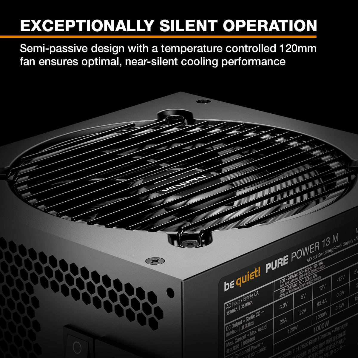 850W Fully Modular ATX 3.1 80+ Gold PSU Y38639