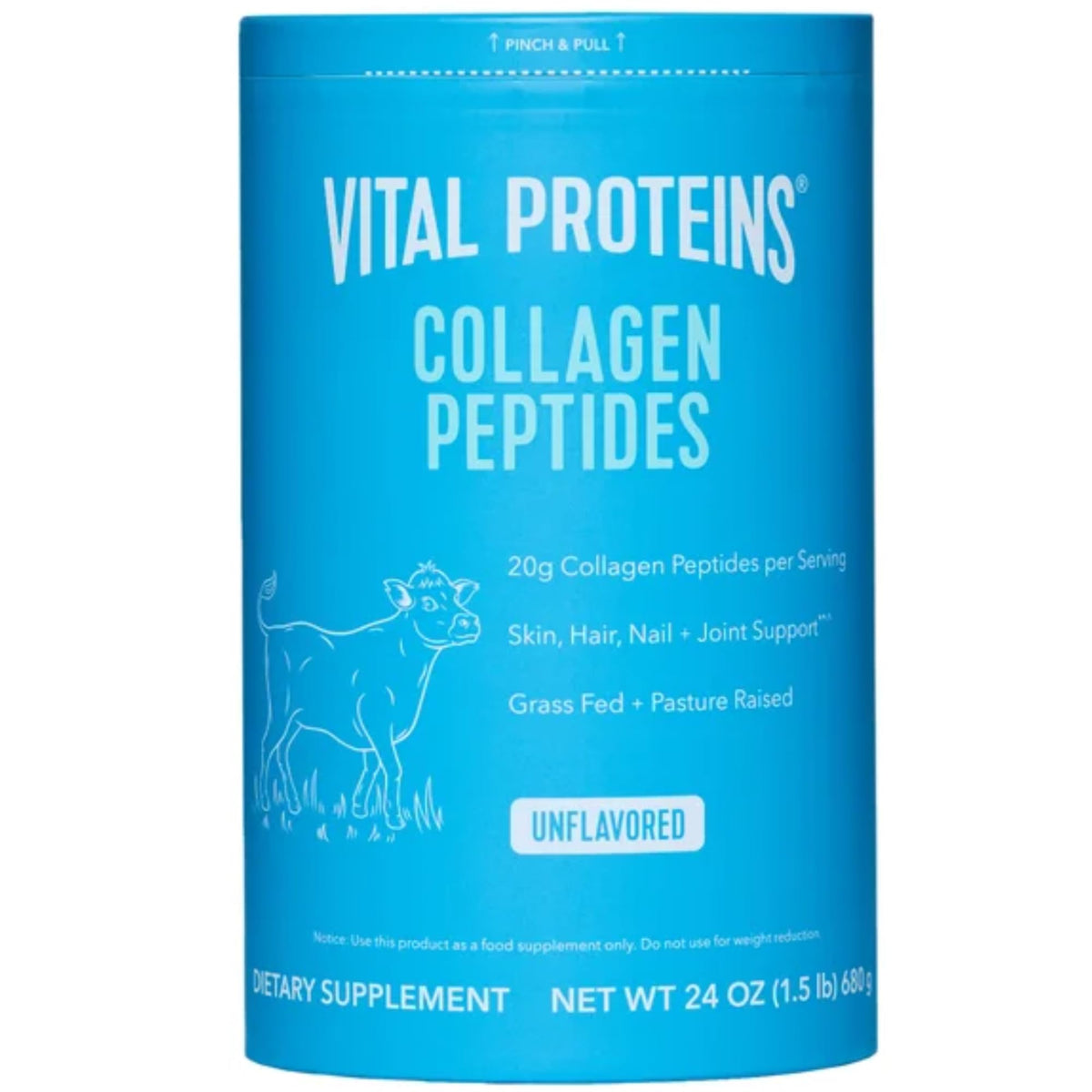 Collagen Peptides Unflavored Dietary Supplement 24 Oz G217303