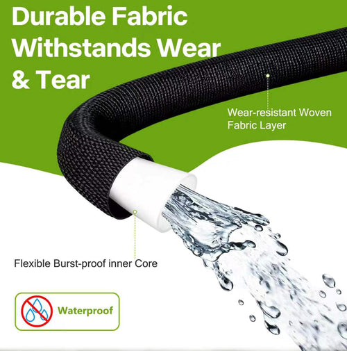 100 ft x 5/8 in Black All-Weather Garden Hose T379264