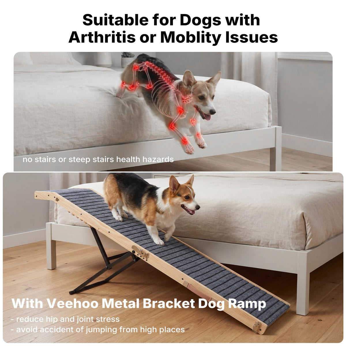 Folding Dog Ramp 20" to 31" G144