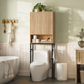 Freestanding Tall Wood Over The Toilet Storage Cabinet F568