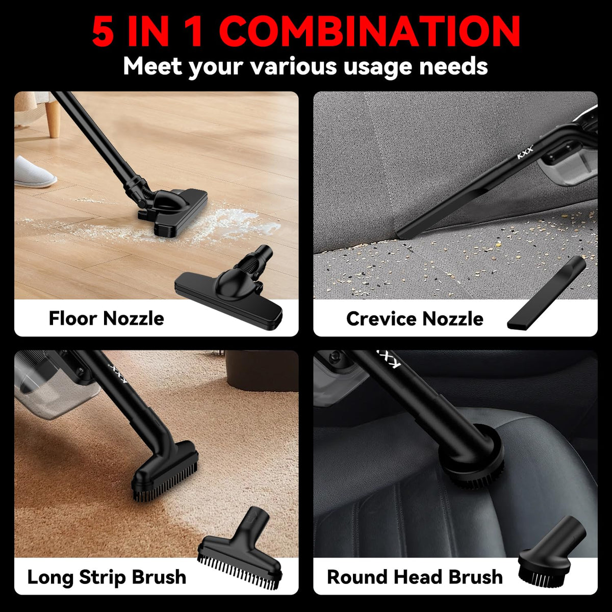 Cordless Handheld Vacuum with 500W Motor C841729