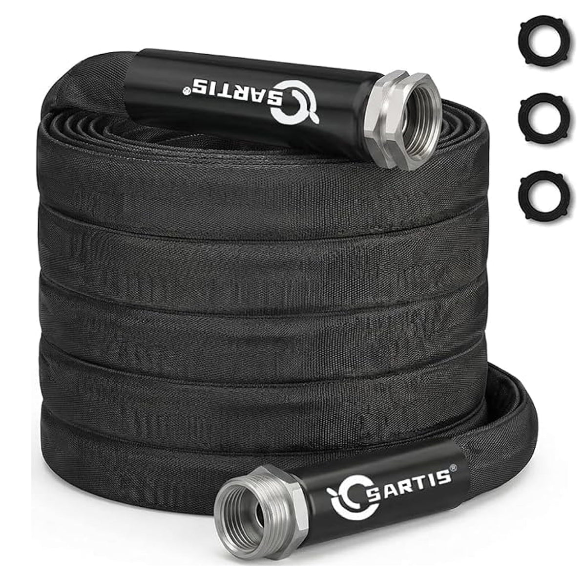 100 ft x 5/8 in Black All-Weather Garden Hose T379264