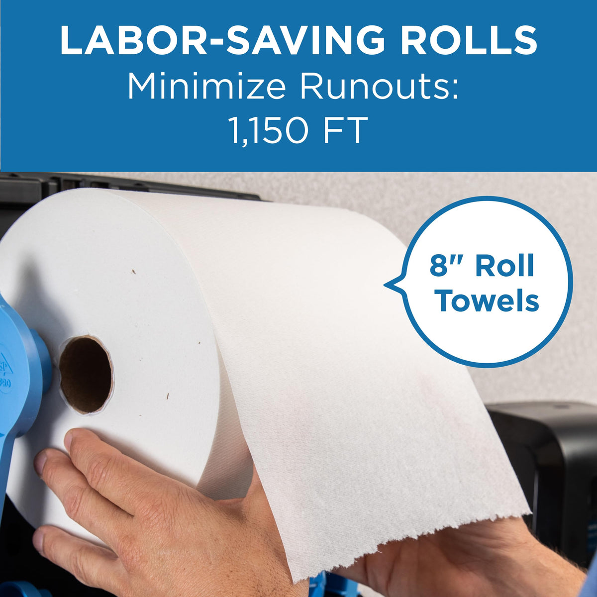 White Paper Towel Rolls S497101