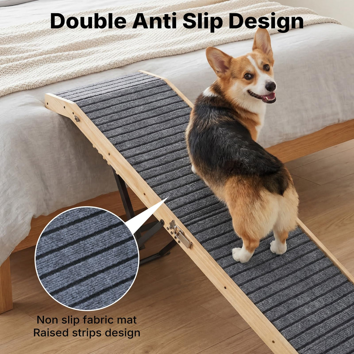 Folding Dog Ramp 20" to 31" G144
