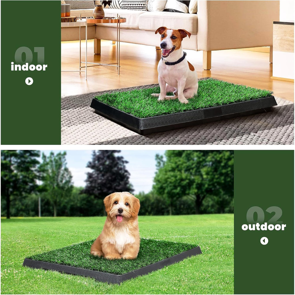 Dog Grass Pad with Tray Z42273