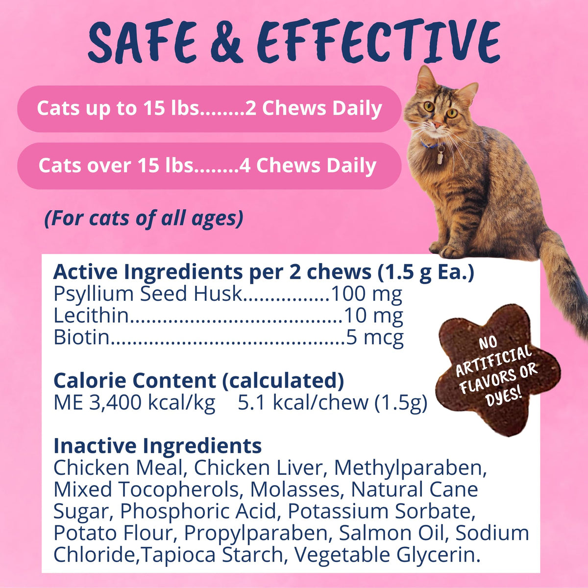 Star Shaped Soft Chews for Cats M6363