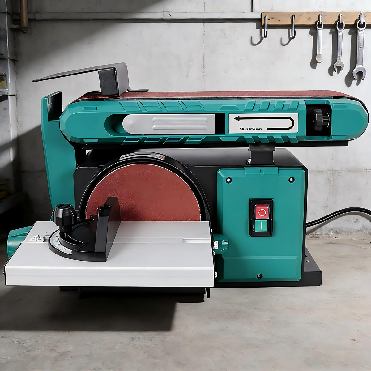 4" x 36" Belt 6" Disc Sander Combo, 120V/60Hz Bench Sander T5692