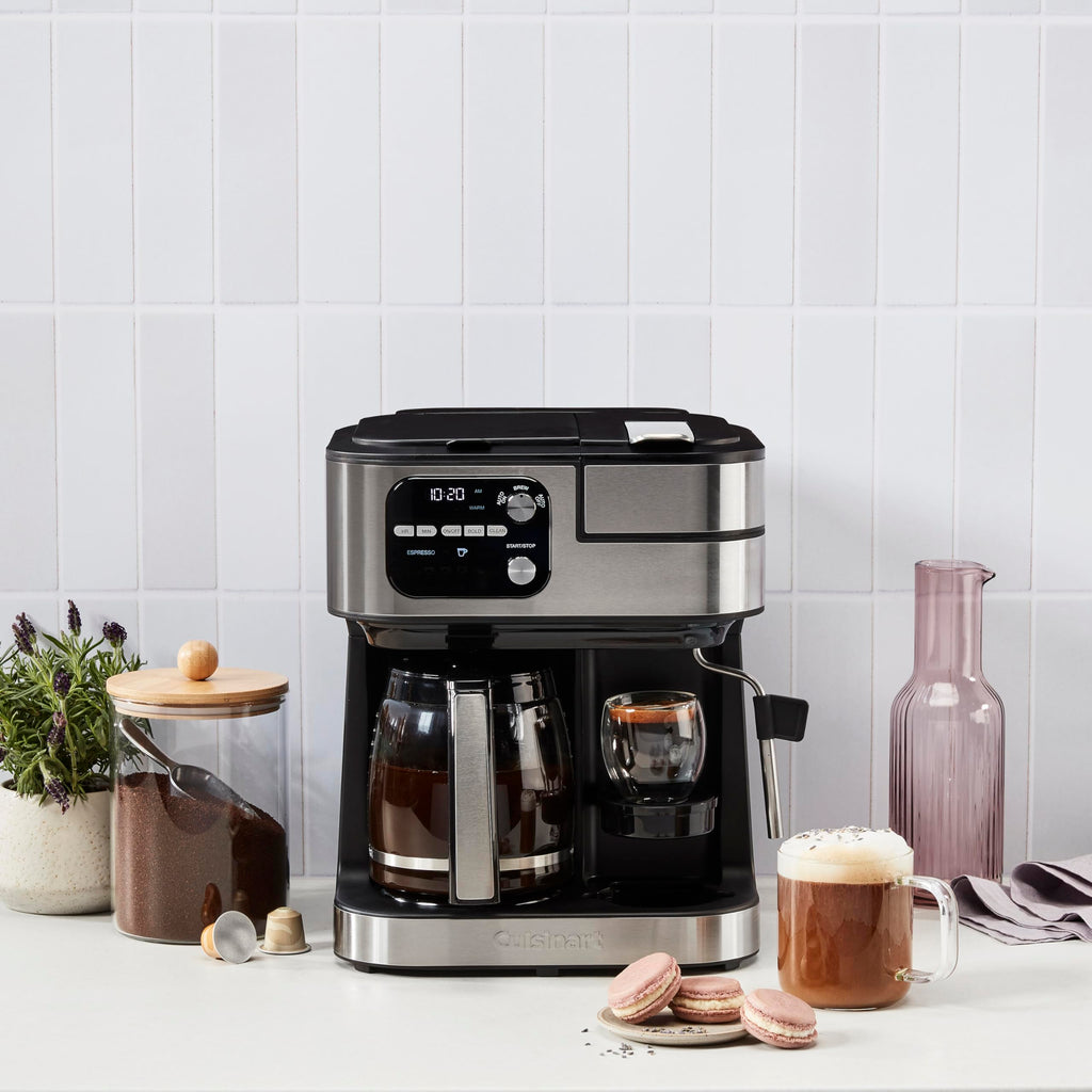 4-in-1 Coffee Maker with Three Brewing Sizes, Black A553161
