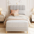 Twin Bed Frame with Headboard D555