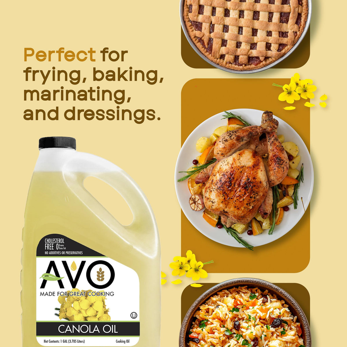 100% Pure Canola Oil 1 Gallon I21266